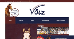 Desktop Screenshot of hengststation-voelz.de